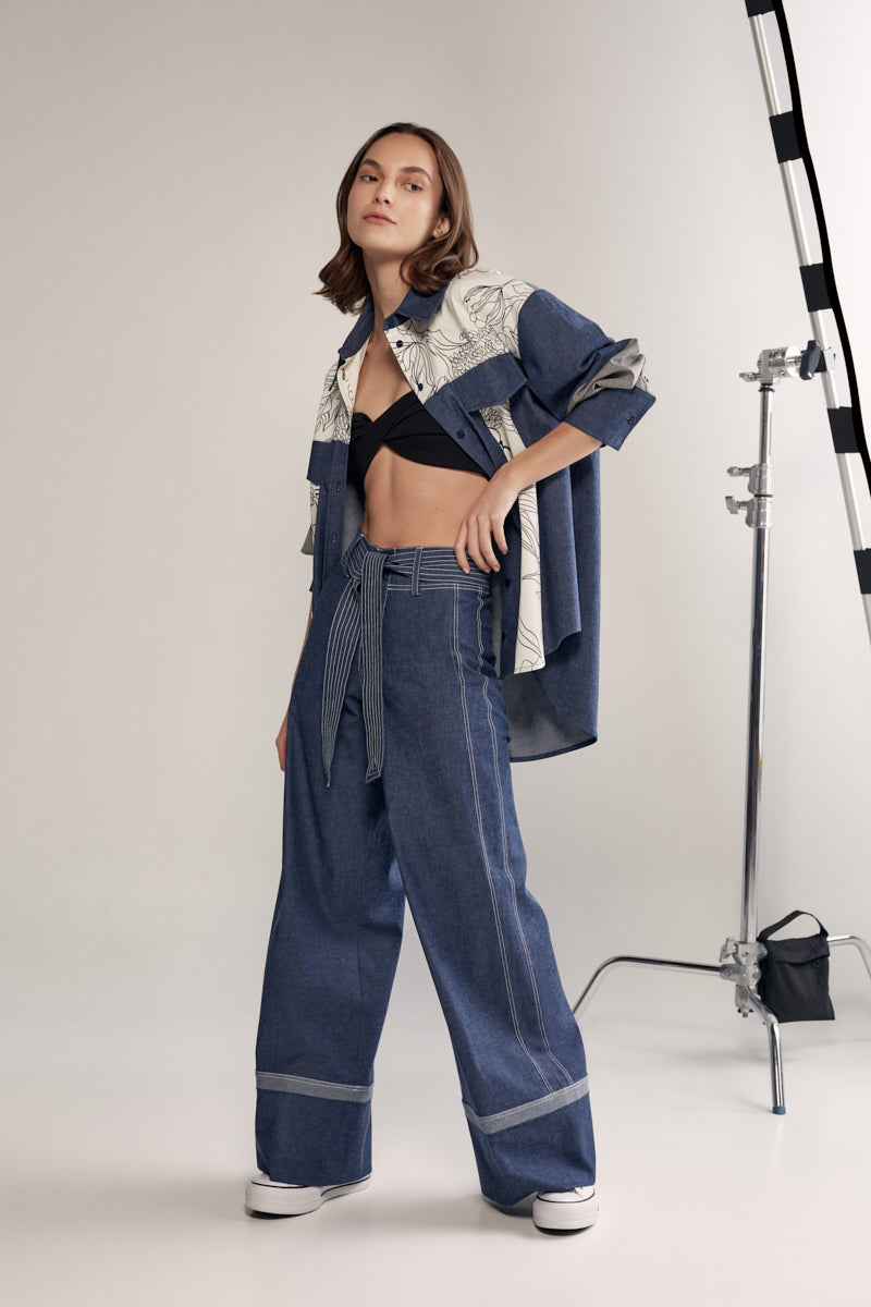 PANTALON FLOW DENIM