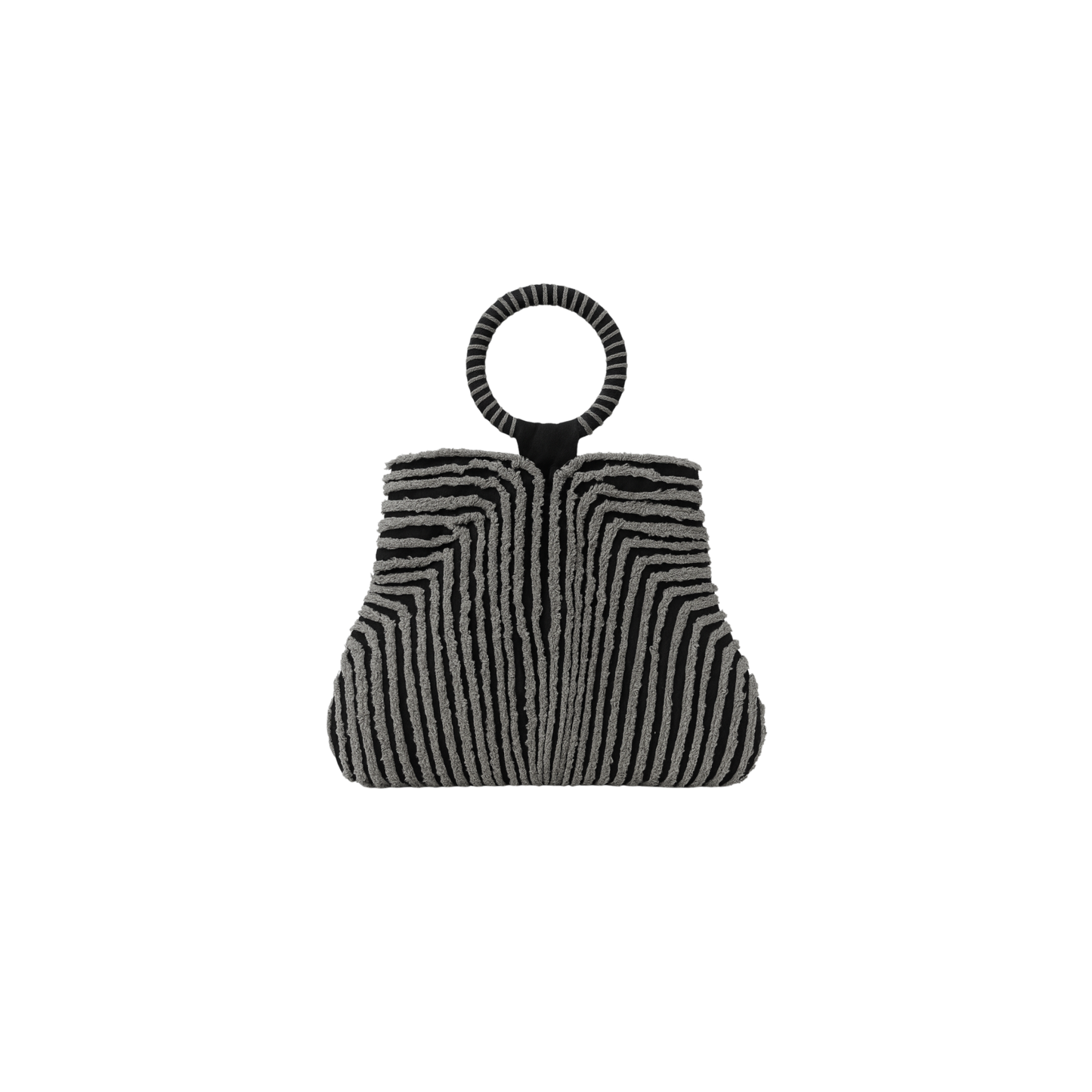 Bolso Tiras Denim Negro