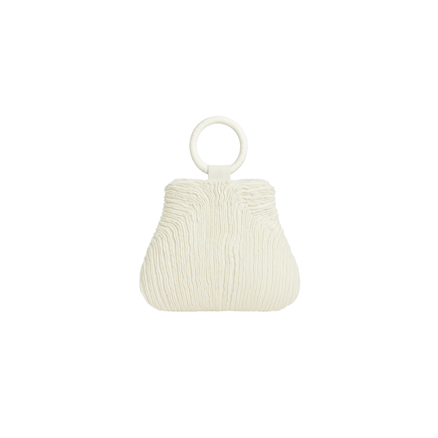 Bolso Tiras Denim Marfil