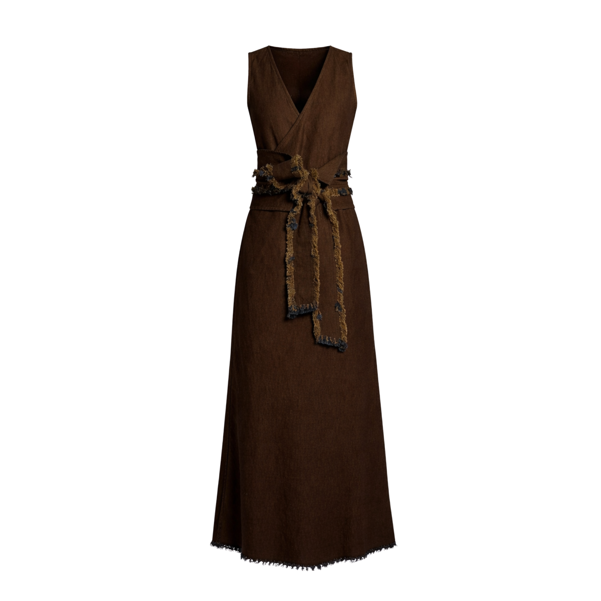 Fils Midi Dress Brown