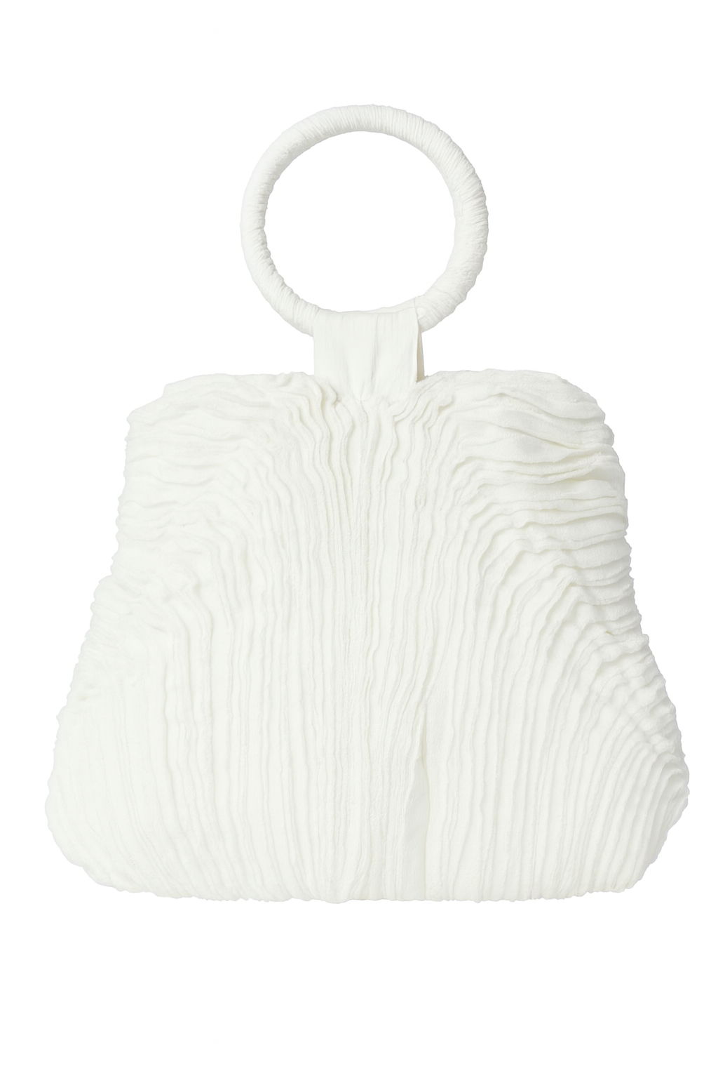 Bolso Tiras Denim Marfil