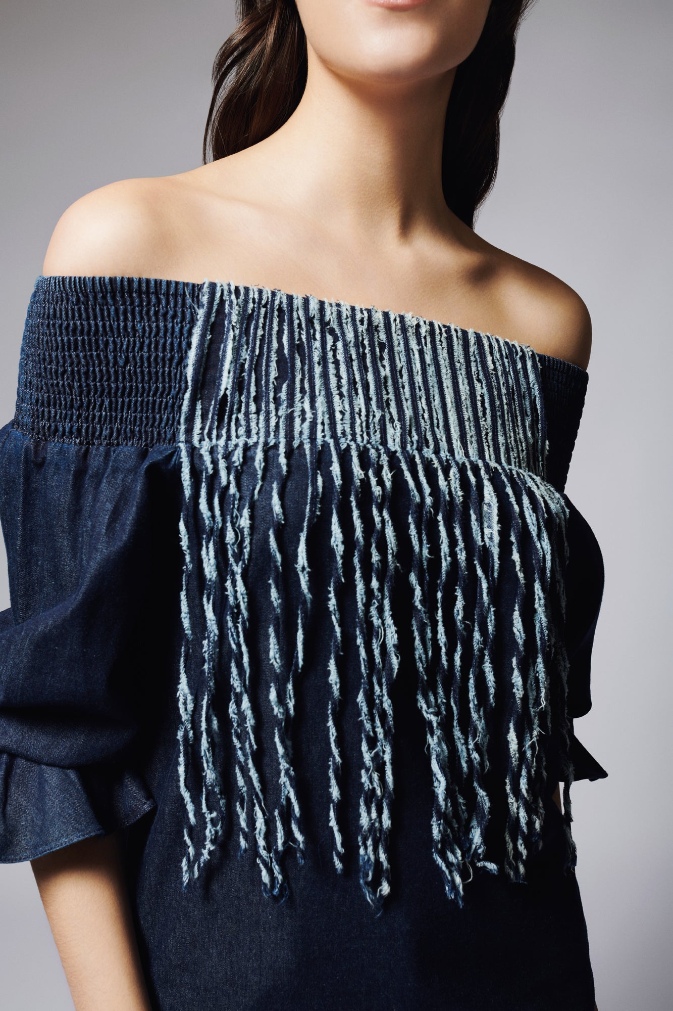 BLUSA CAMPESINA FLECOS