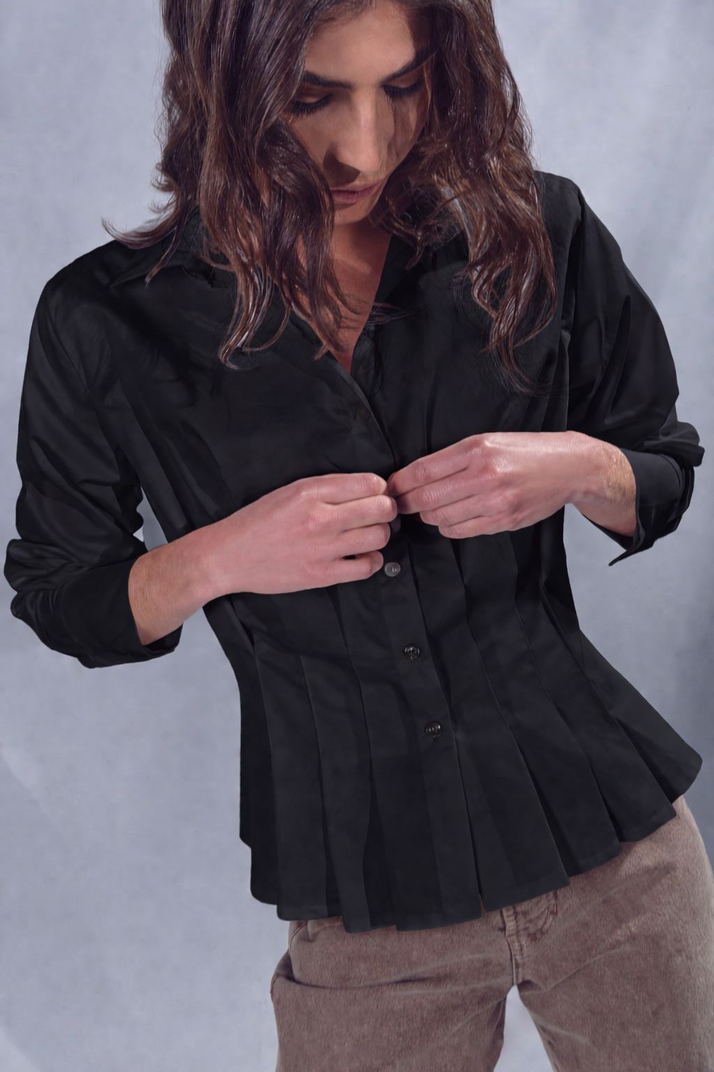 Pliez Shirt Black