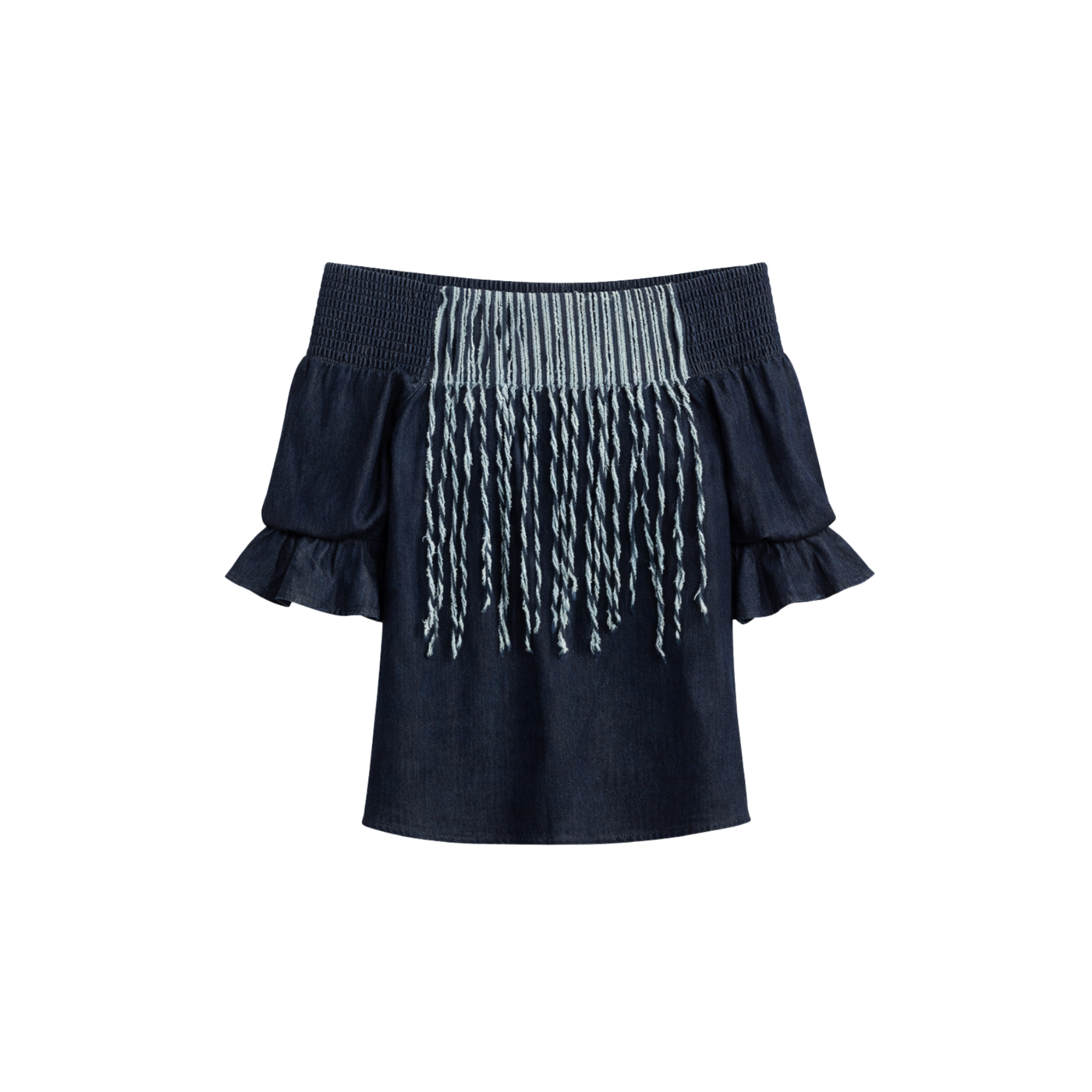 BLUSA CAMPESINA FLECOS