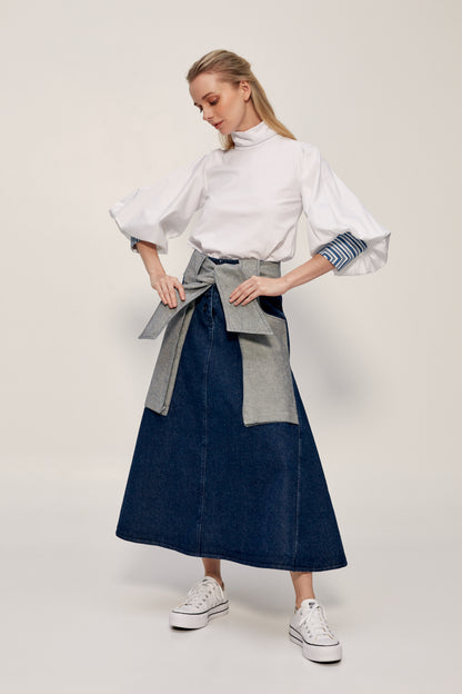 BLUSA PUFF DOS MANGAS MOLA