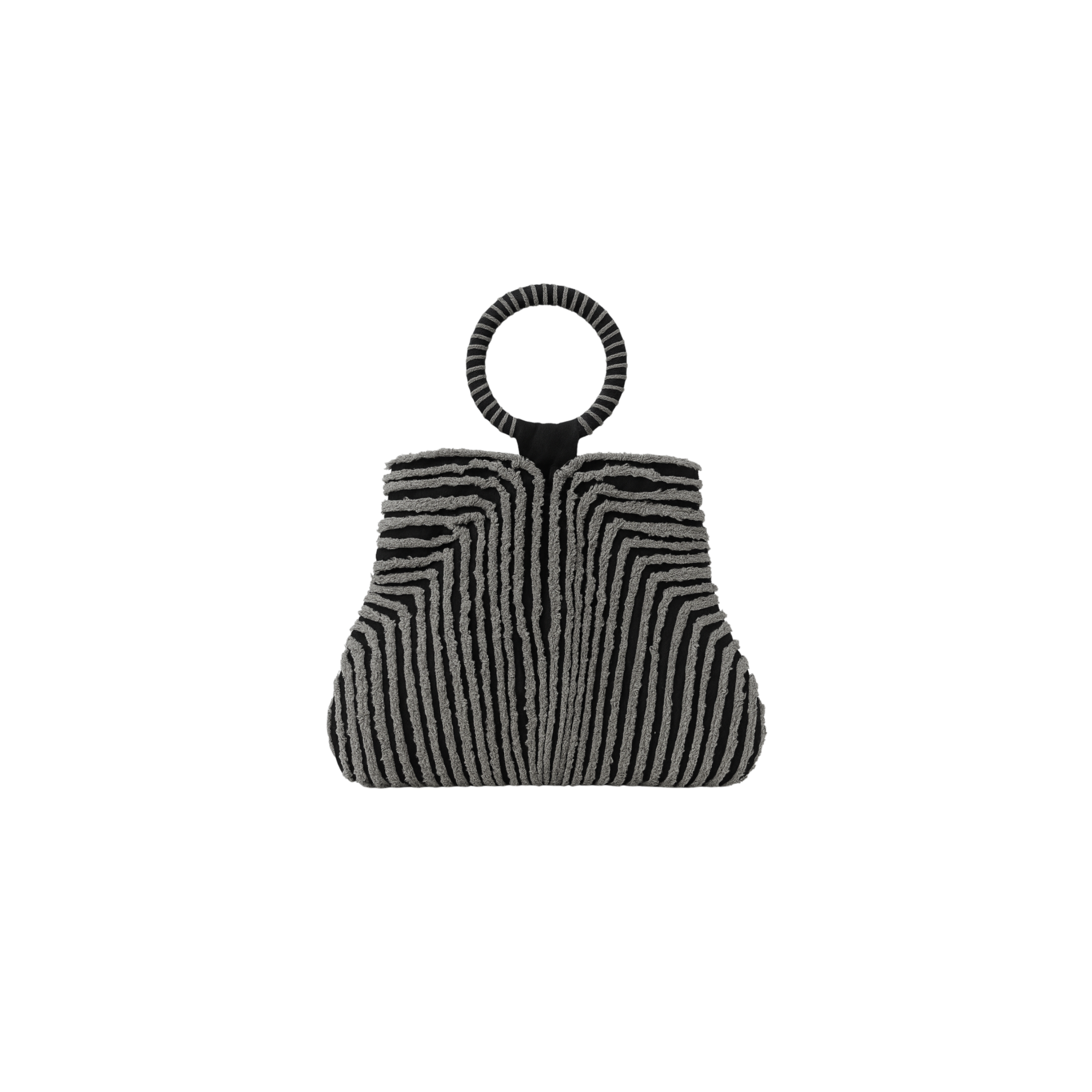 Bolso Tiras Denim Negro