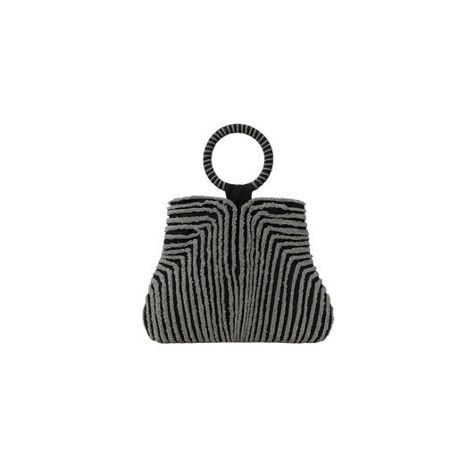 Bolso Tiras Denim Negro