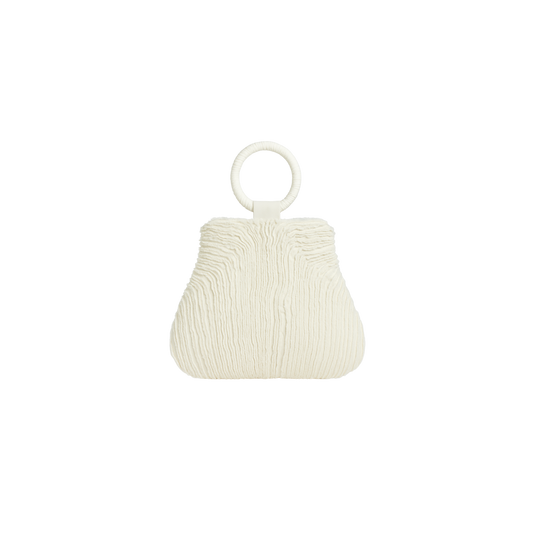 Bolso Tiras Denim Marfil