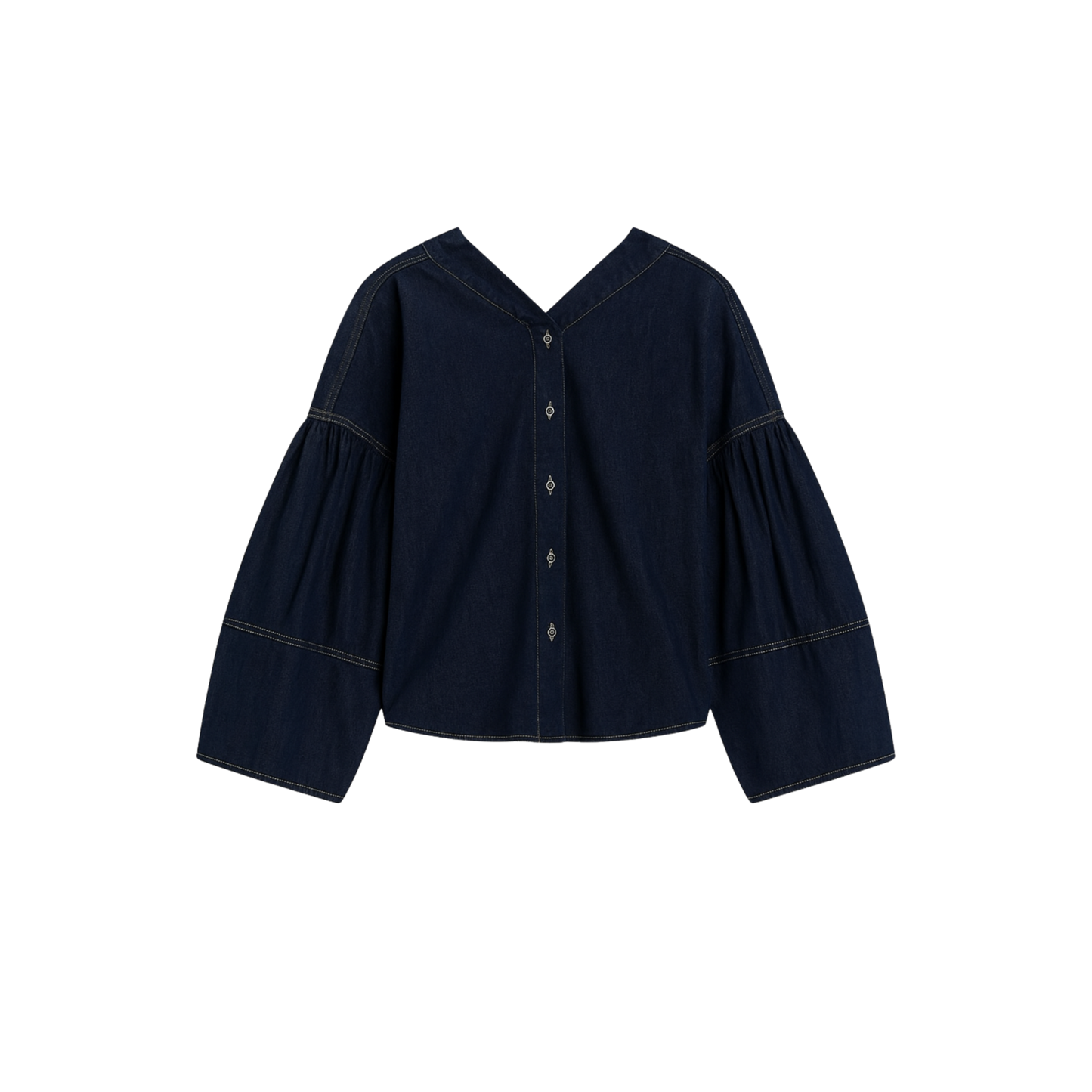 Camisa Tulipan Denim