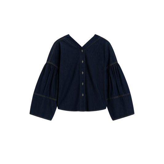 Camisa Tulipan Denim