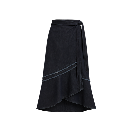 Falda Campana Denim Azul