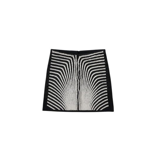 Falda Corta Tiras Negra