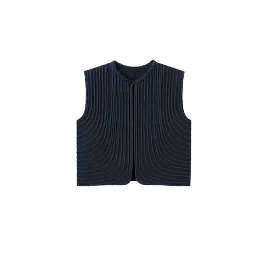 Chaleco Tiras Denim Zat