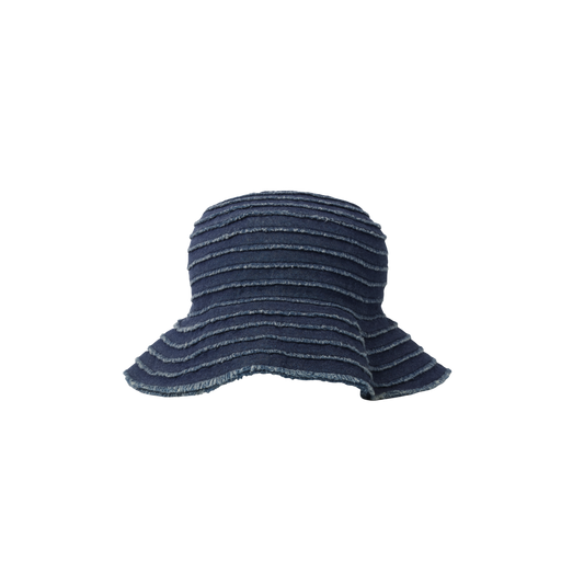 Sombrero Tiras Denim Azul