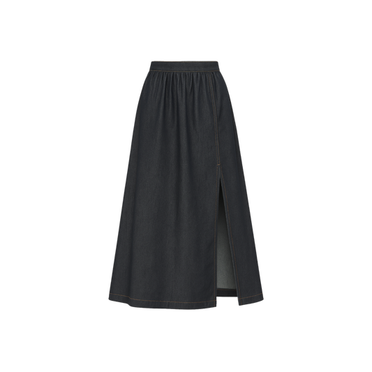 Falda Brisa Denim Azul Oscuro