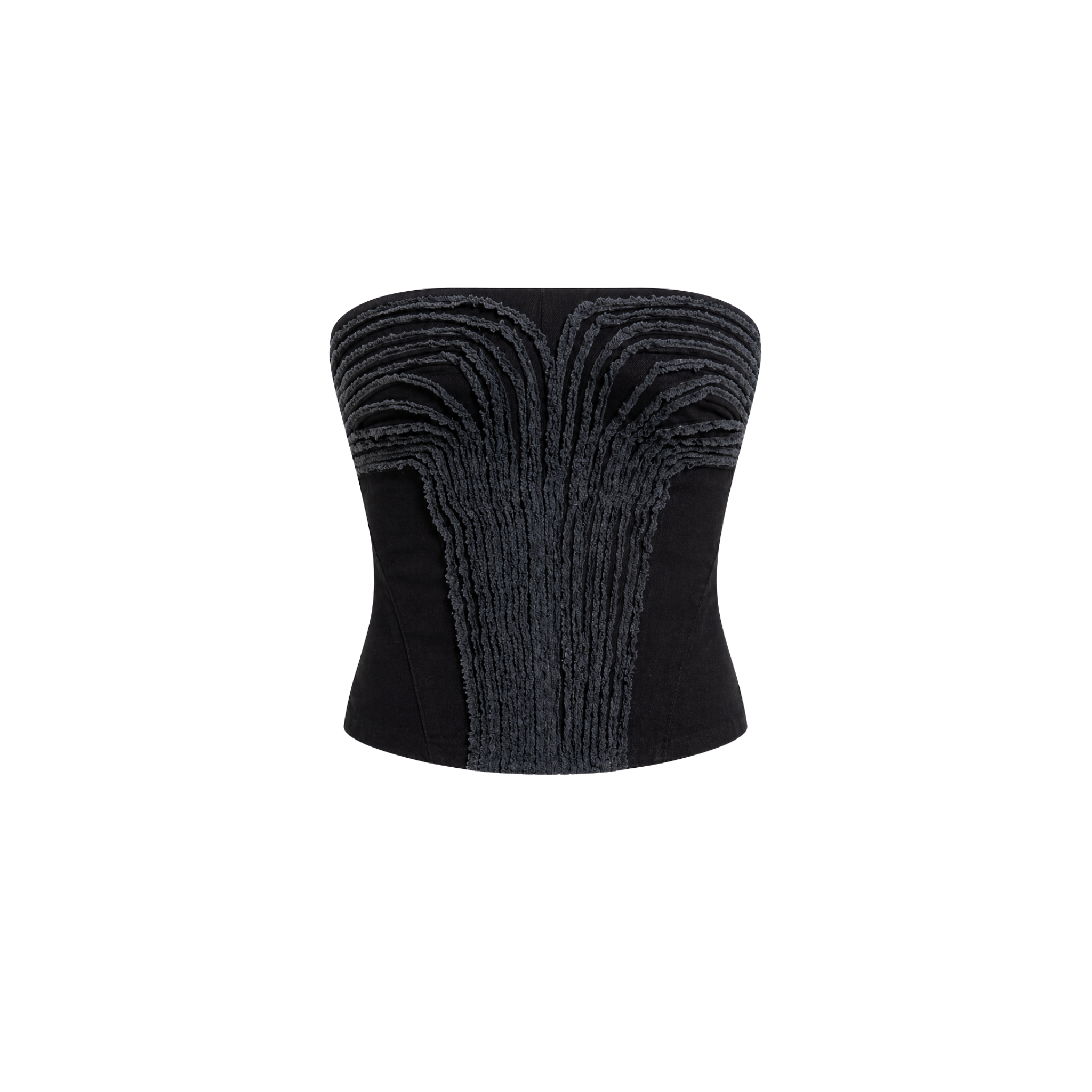 Ombre Corset Black