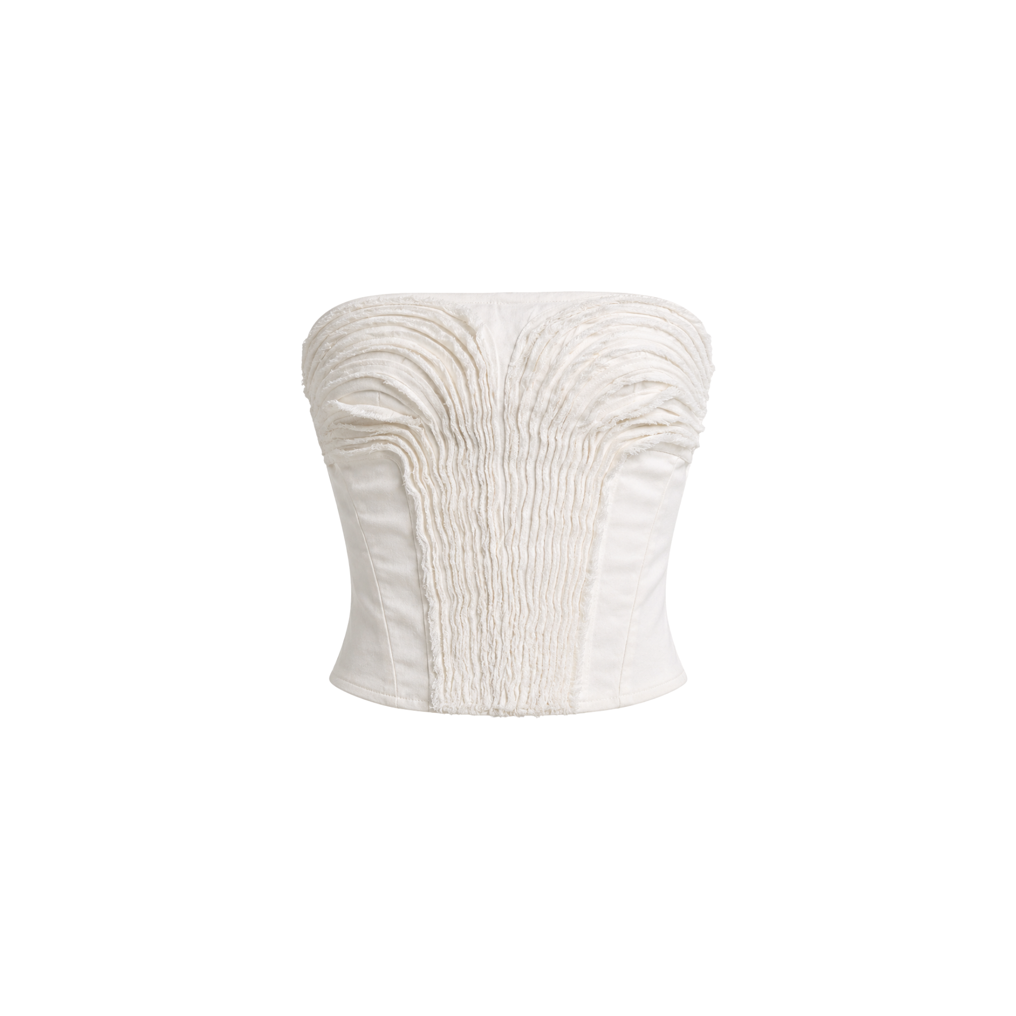Ombre Corset White