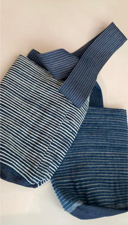 Mochila Tiras Denim Azul