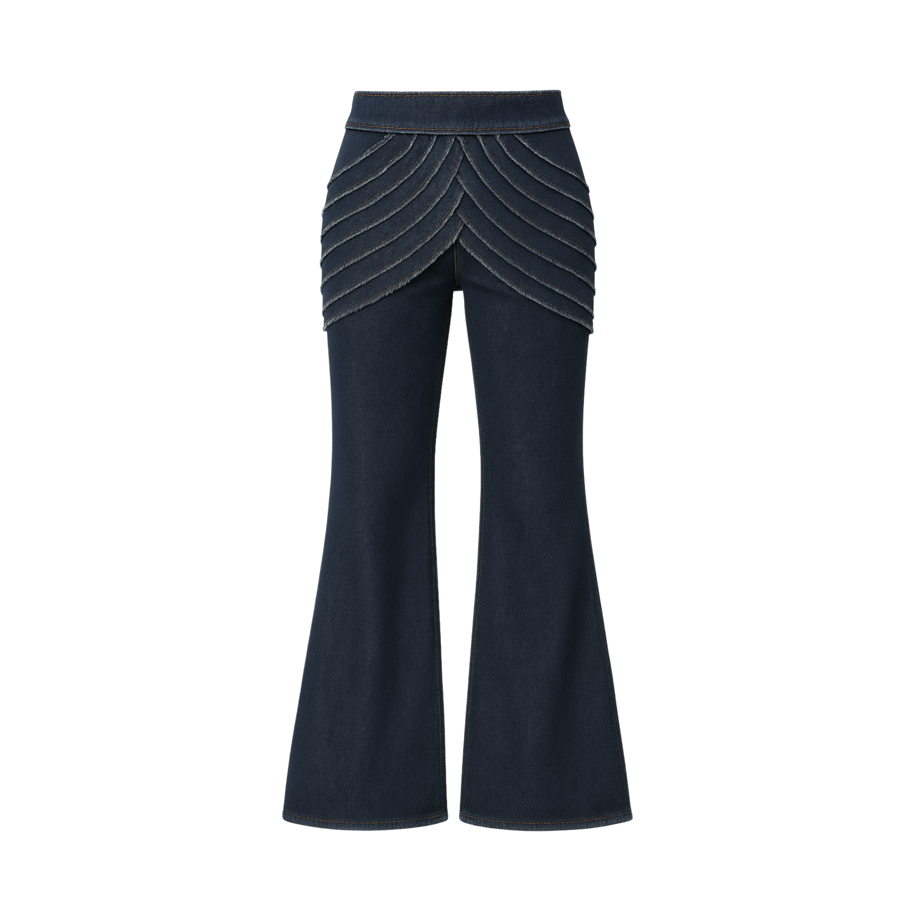 Pantalon Flap Sobrepuesto Denim