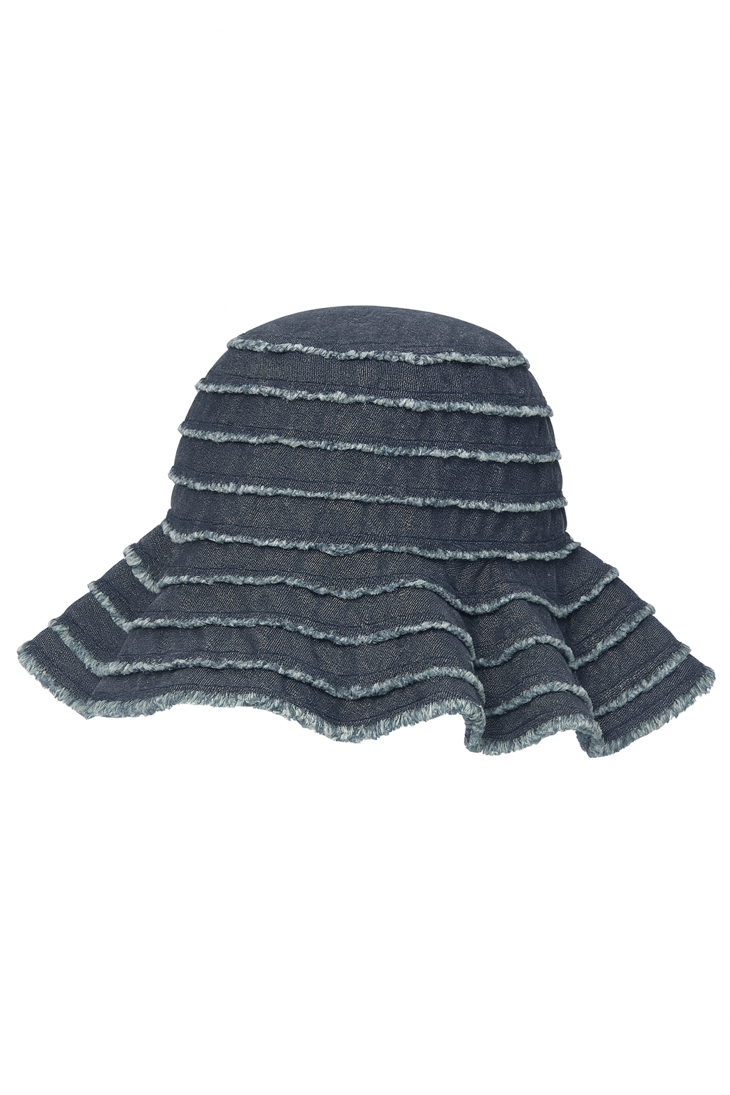 Sombrero Tiras Denim Azul