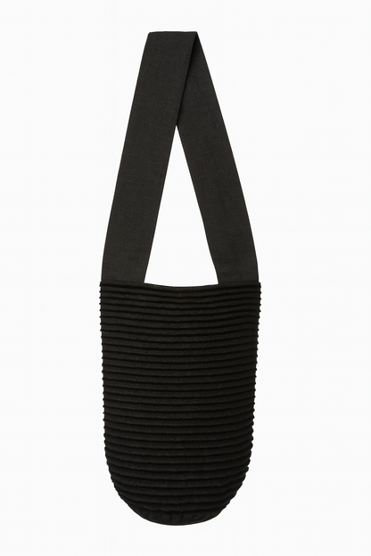 Mochila Tiras Denim Negra