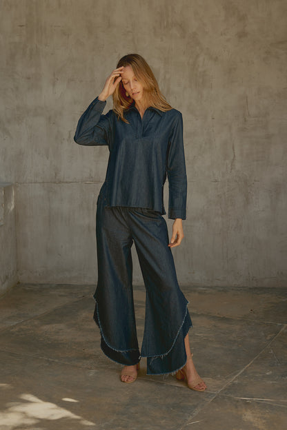 Camisa Bruma Denim Azul