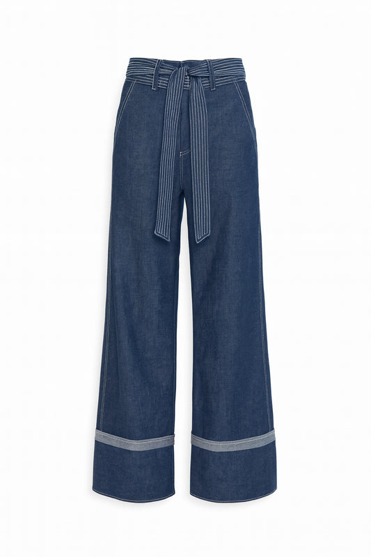 PANTALON FLOW DENIM