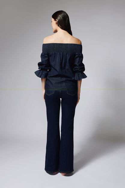 BLUSA CAMPESINA FLECOS