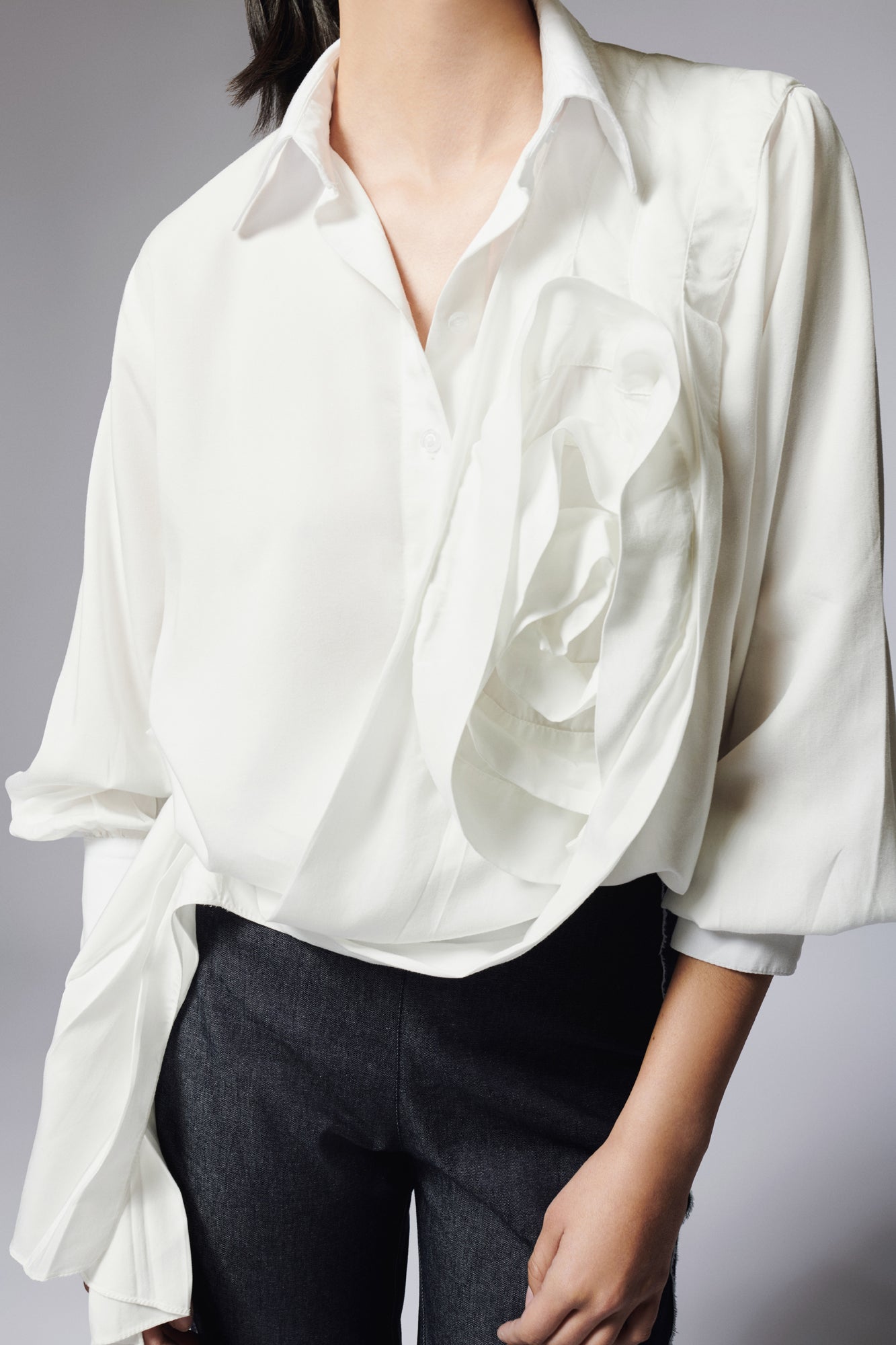 Camisa Rose Negra