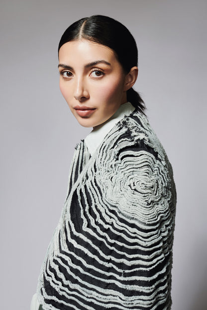 Chaleco Sobrepuesto Tiras Denim