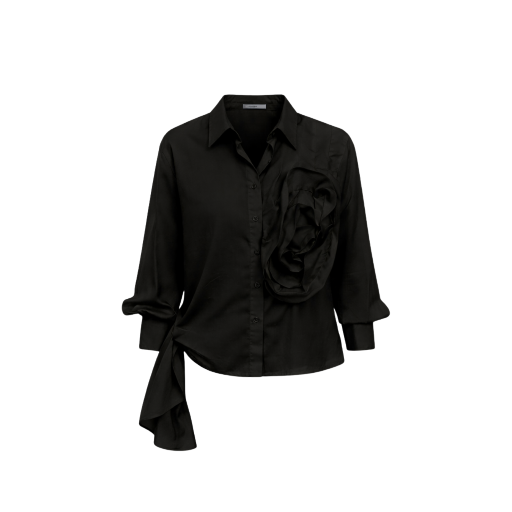 Camisa Rose Negra